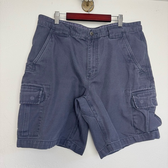 Duluth Trading Co Other - Duluth Trading Co Men's Thick Cotton Misty Blue Utility Cargo Shorts‎